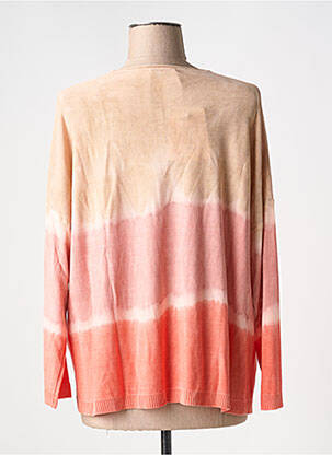Pull col v rose LA FEE MARABOUTEE femme