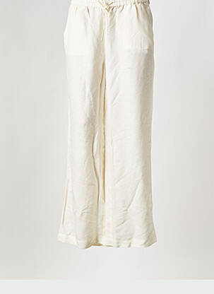 Pantalon droit blanc KNOWLEDGE COTTON APPAREL femme