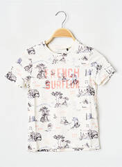 T-shirt blanc IKKS JUNIOR pour garçon seconde vue