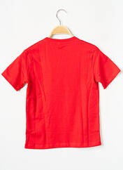 T-shirt rouge PETIT BATEAU pour garçon seconde vue