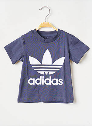 T-shirt col rond bleu ADIDAS enfant