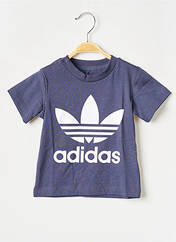 T-shirt bleu ADIDAS pour enfant seconde vue