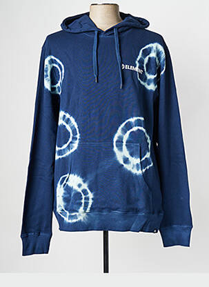Sweat-shirt à capuche col rond bleu ELEMENT homme