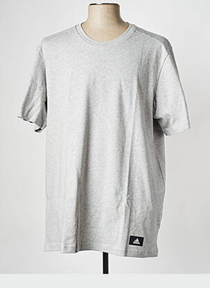 T-shirt gris ADIDAS homme