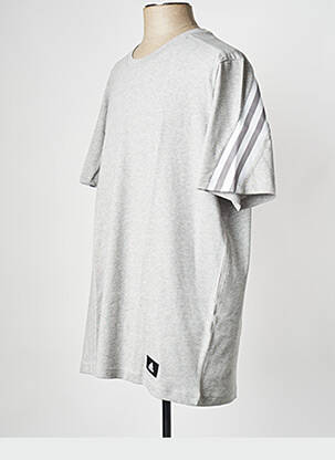 T-shirt gris ADIDAS homme