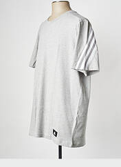 T-shirt gris ADIDAS pour homme seconde vue
