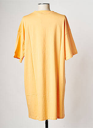 Robe courte col rond orange NA-KD femme