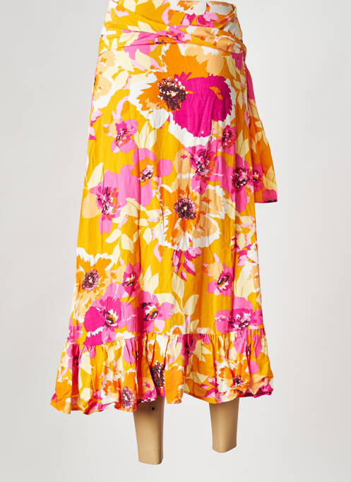 Jupe longue jaune Y.A.S femme