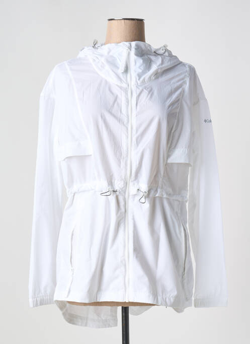 Imperméable blanc COLUMBIA pour femme