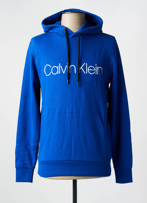 Sweat-shirt à capuche bleu CALVIN KLEIN pour homme