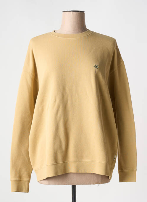Sweat-shirt beige NUDIE JEANS CO pour femme