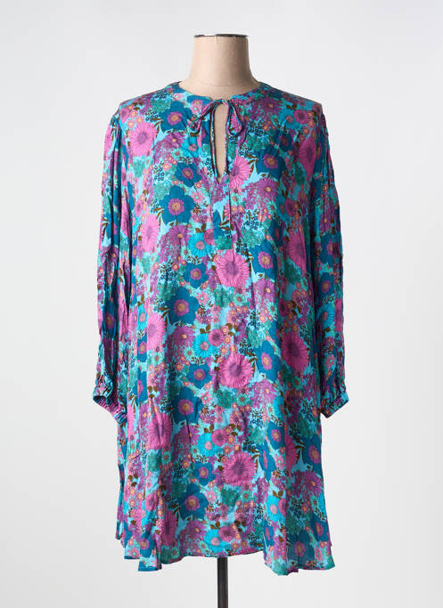 Robe courte bleu WILD pour femme