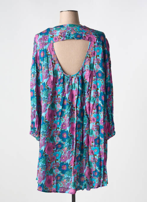 Robe courte bleu WILD femme