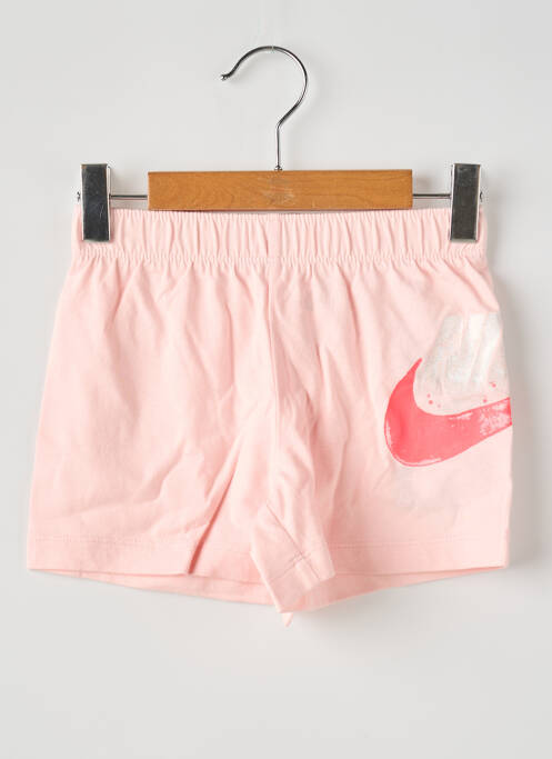 Short rose NIKE pour fille