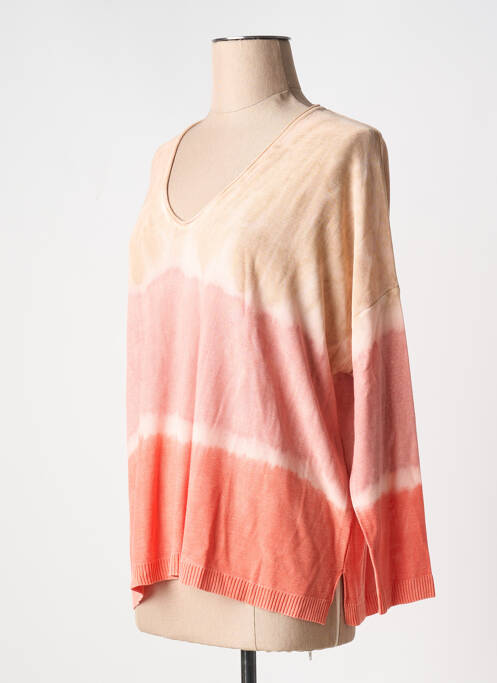 Pull rose LA FEE MARABOUTEE pour femme