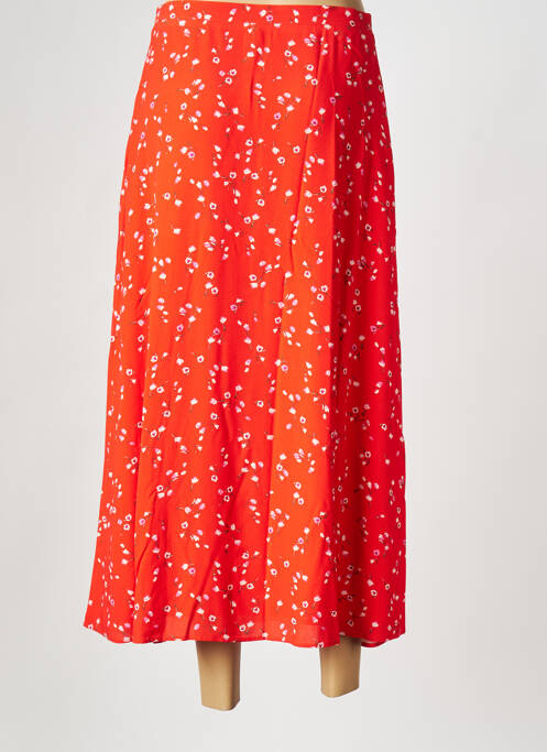 Jupe longue rouge JOLIE JOLIE PAR PETITE MENDIGOTE pour femme