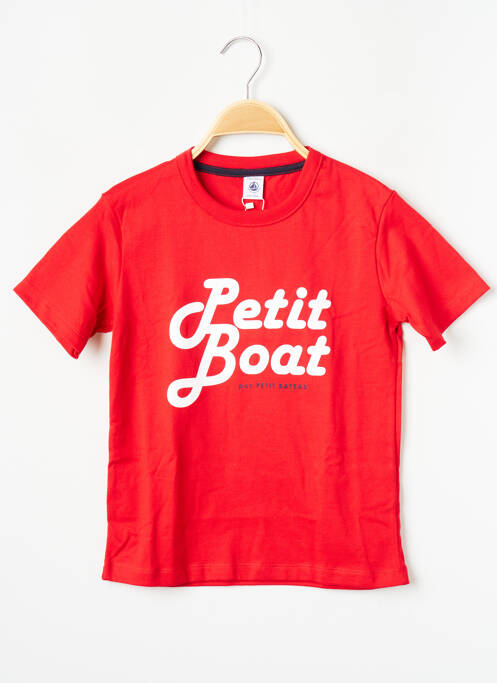 T-shirt rouge PETIT BATEAU pour garçon