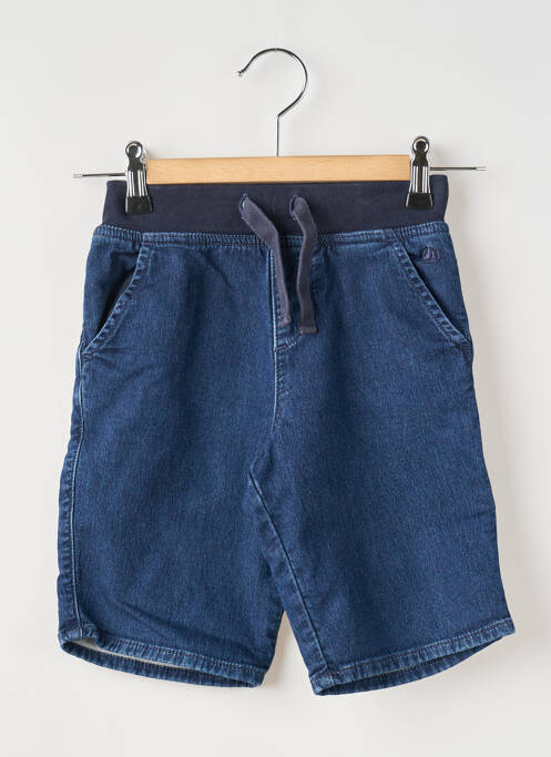 Bermuda bleu PETIT BATEAU pour garçon