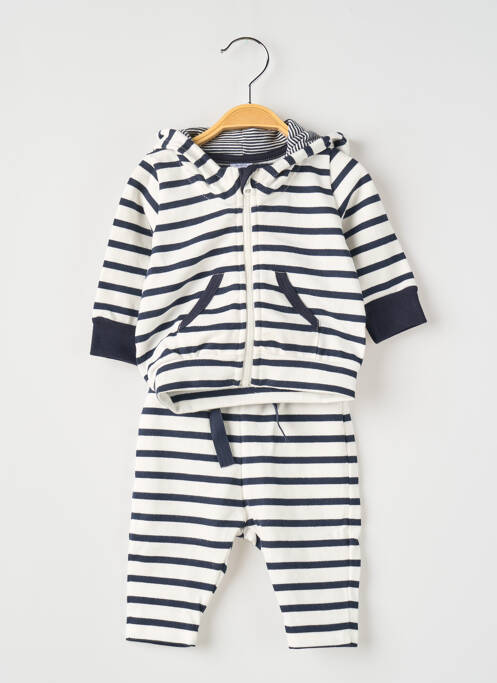 Ensemble de sport blanc PETIT BATEAU pour garçon