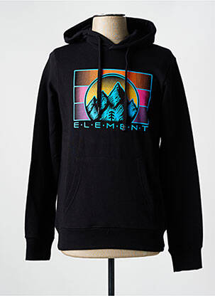 Sweat-shirt à capuche noir ELEMENT pour homme