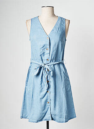 Robe courte col v bleu VERO MODA femme