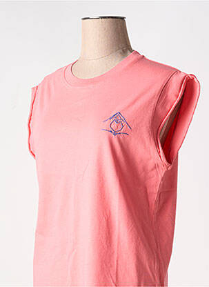 Top col rond rose MAISON LABICHE femme