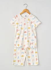 Pyjashort blanc PETIT BATEAU pour fille seconde vue