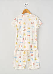 Pyjashort blanc PETIT BATEAU pour fille seconde vue