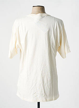 T-shirt col rond blanc ADIDAS homme