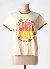 T-shirt beige WILD pour femme seconde vue