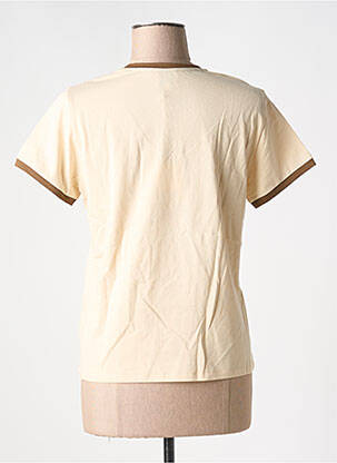 T-shirt col rond beige WILD femme