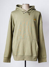 Sweat-shirt à capuche col rond vert NEW BALANCE homme