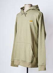 Sweat-shirt à capuche vert NEW BALANCE pour homme seconde vue