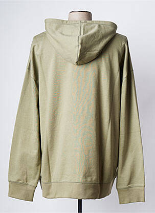 Sweat-shirt à capuche col rond vert NEW BALANCE homme