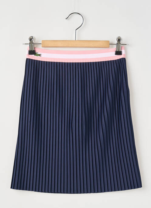Jupe mi-longue bleu LACOSTE pour fille