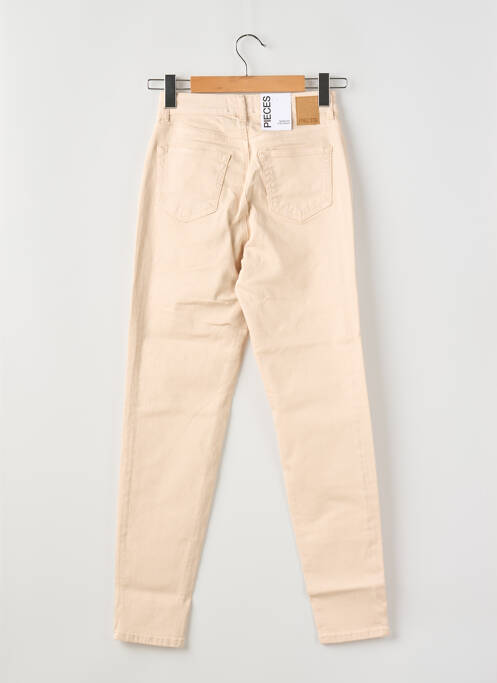 Jean coupe Mom blanc PIECES pour femme