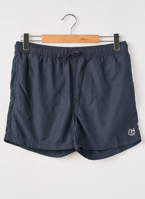 Short de bain bleu SELECTED pour homme