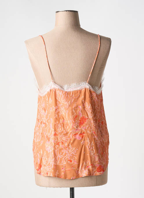 Débardeur orange SEE U SOON femme