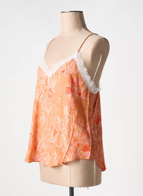 Débardeur orange SEE U SOON femme