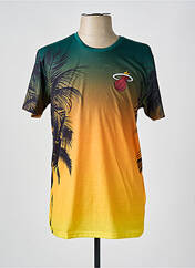 T-shirt jaune NEW ERA pour unisexe seconde vue