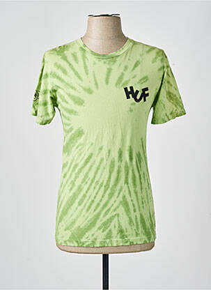 T-shirt vert HUF unisexe