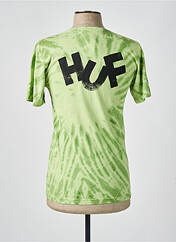 T-shirt vert HUF pour unisexe seconde vue