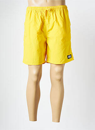 Short jaune HUF pour unisexe