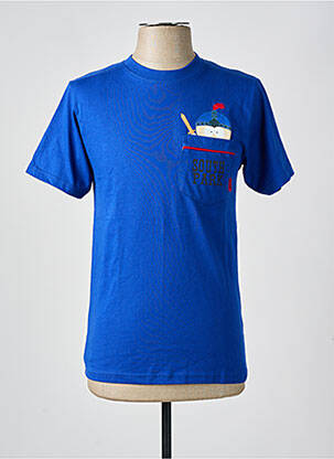 T-shirt bleu TEALER homme