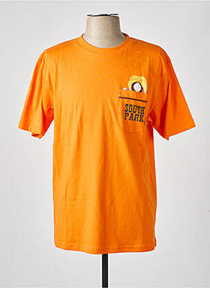 T-shirt orange TEALER homme