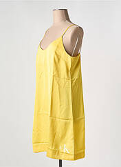 Robe mi-longue jaune CALVIN KLEIN pour femme seconde vue