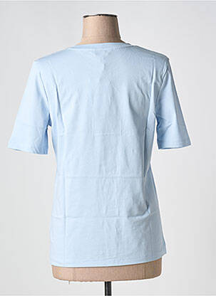 T-shirt col rond bleu TOMMY HILFIGER femme