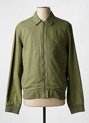 Blouson col col montant vert SELECTED homme