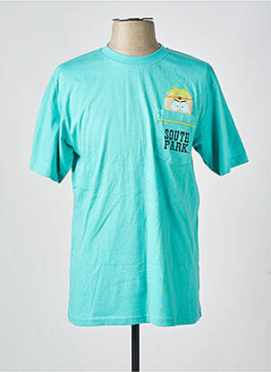 T-shirt bleu TEALER homme
