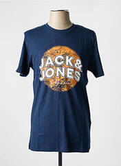 T-shirt bleu JACK & JONES pour homme seconde vue